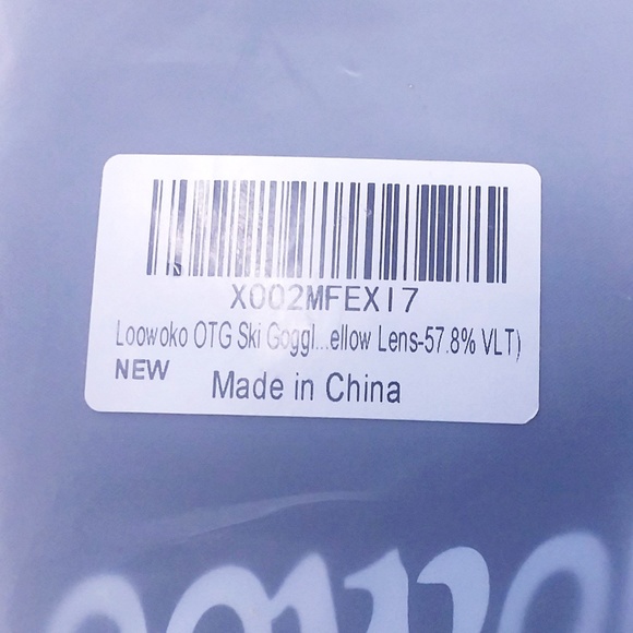 Loowoko OTG White Frame Yellow Lens 57.8% VLT - Picture 10 of 13